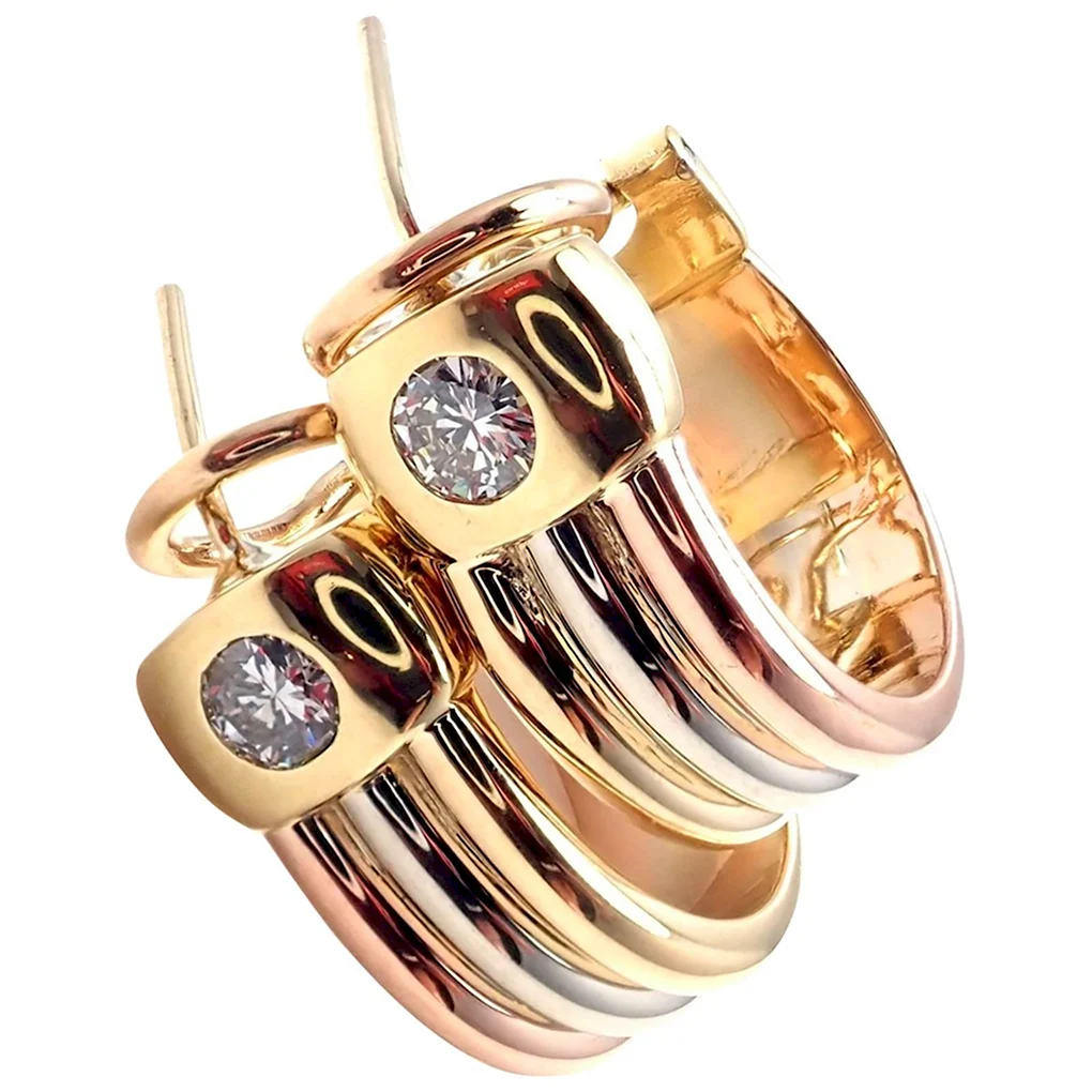 Cartier Trinity серьги
