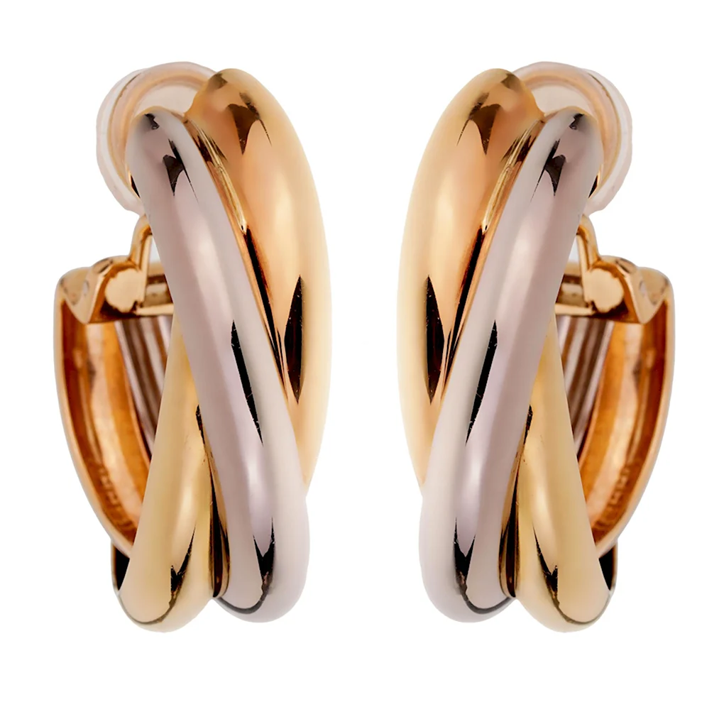 Cartier Trinity серьги 361276