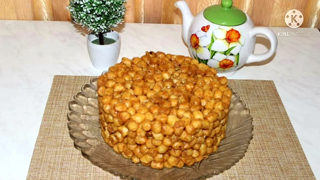 Чак Чак из кукурузных палочек и ирисок