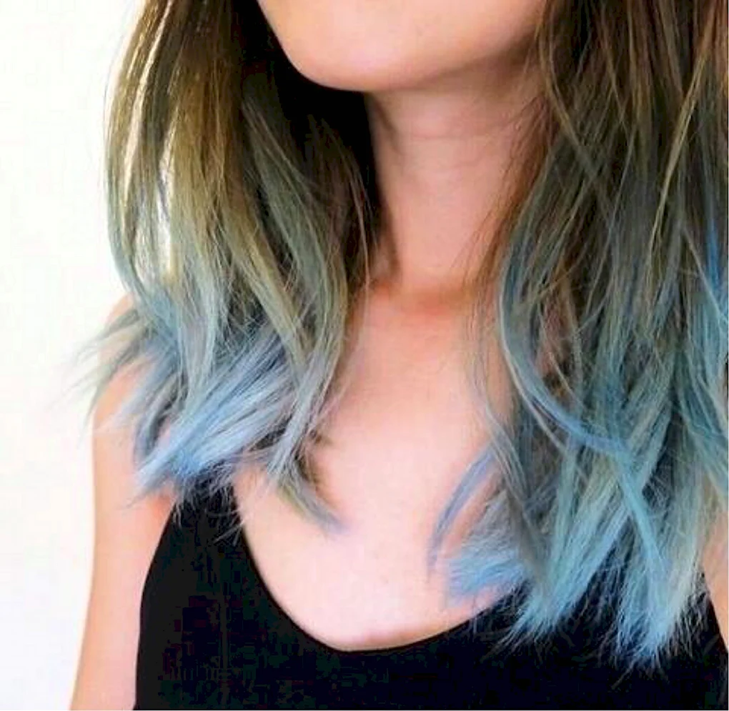 Dip Dye окрашивание волос