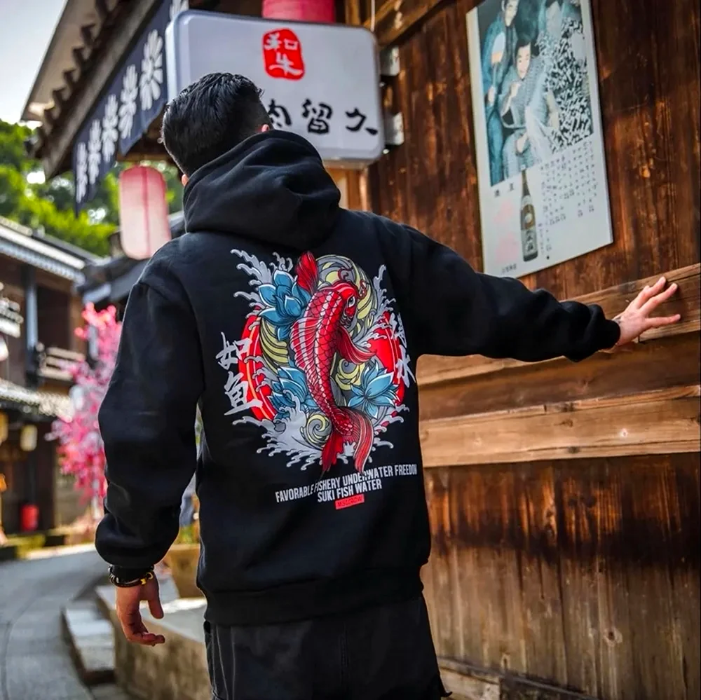 Harajuku толстовка мужская панк