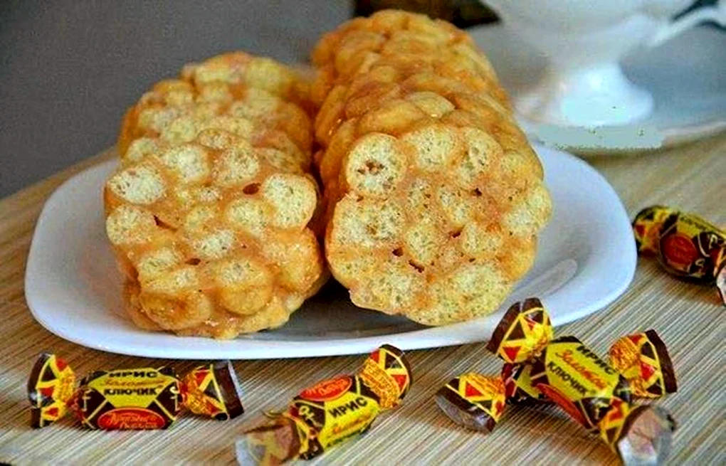 Ириски золотой ключик с кукурузными палочками