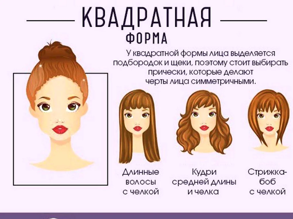 Как выбрать длину волос по форме лица для женщин