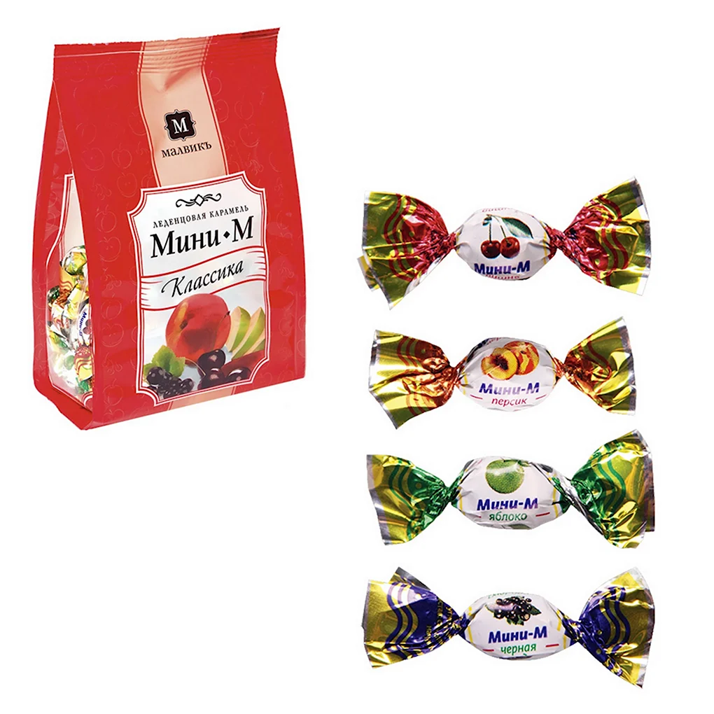 Карамель леденцовая мини -м ассорти