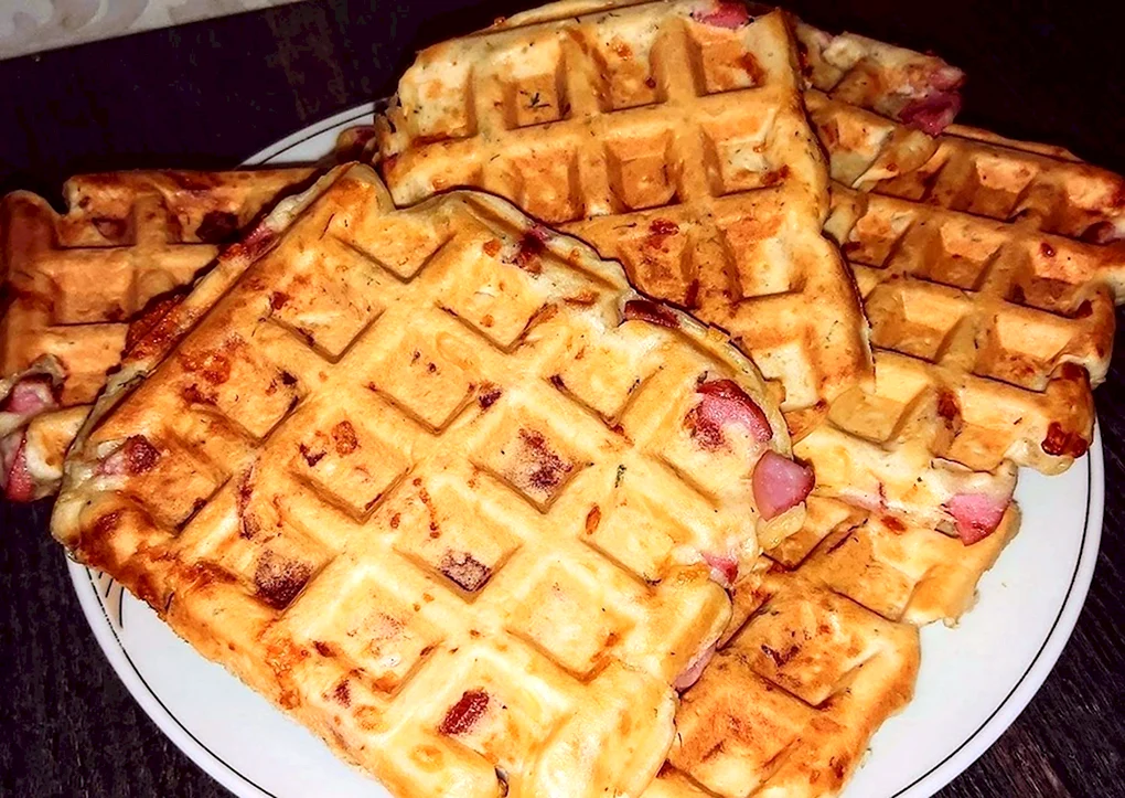 Картофельные Венские вафли в электровафельнице