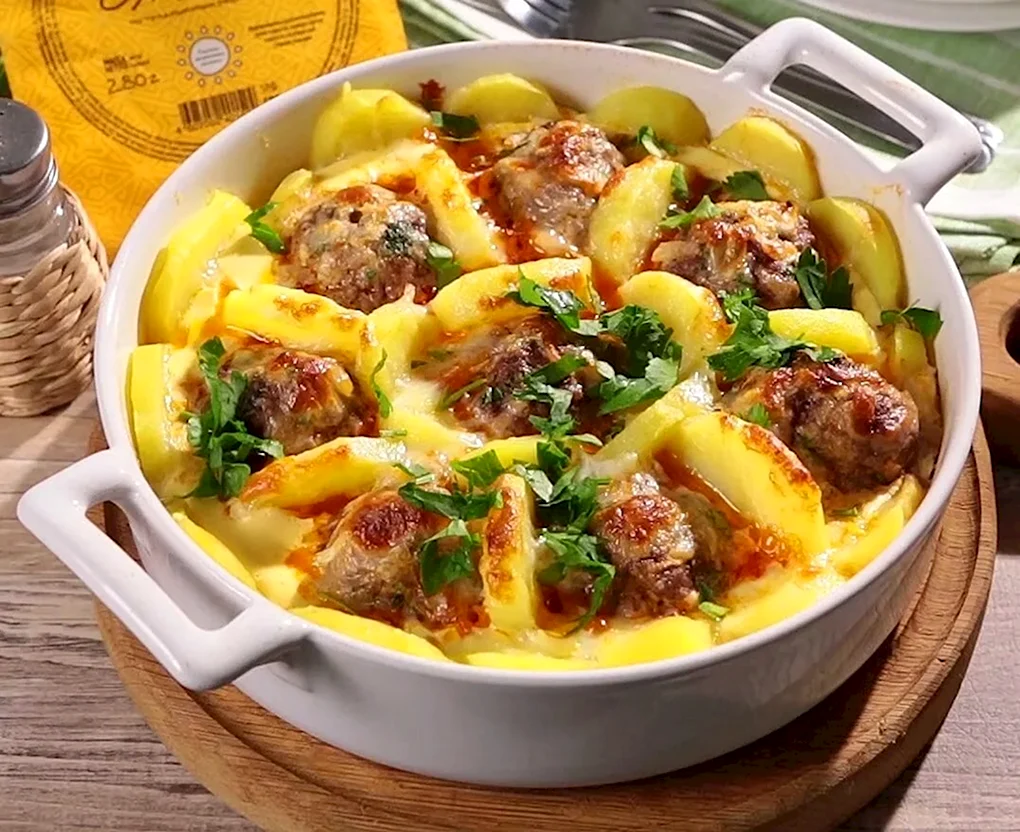 Картошка с фаршем