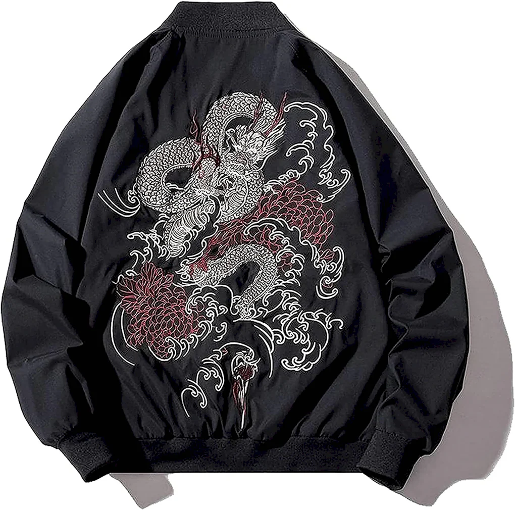 Kenzo бомбер мужской дракон