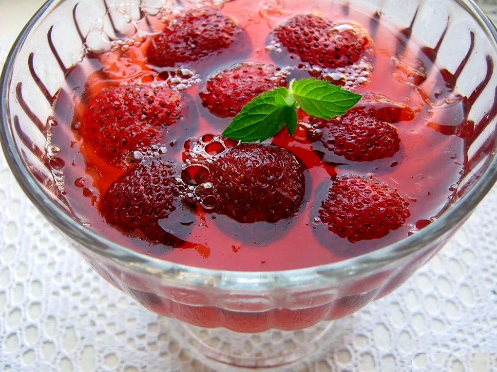Кисель малиновый
