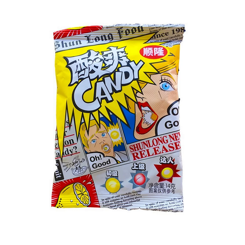 Кислые леденцы dushike High quality Candy со вкусом колы 24 гр