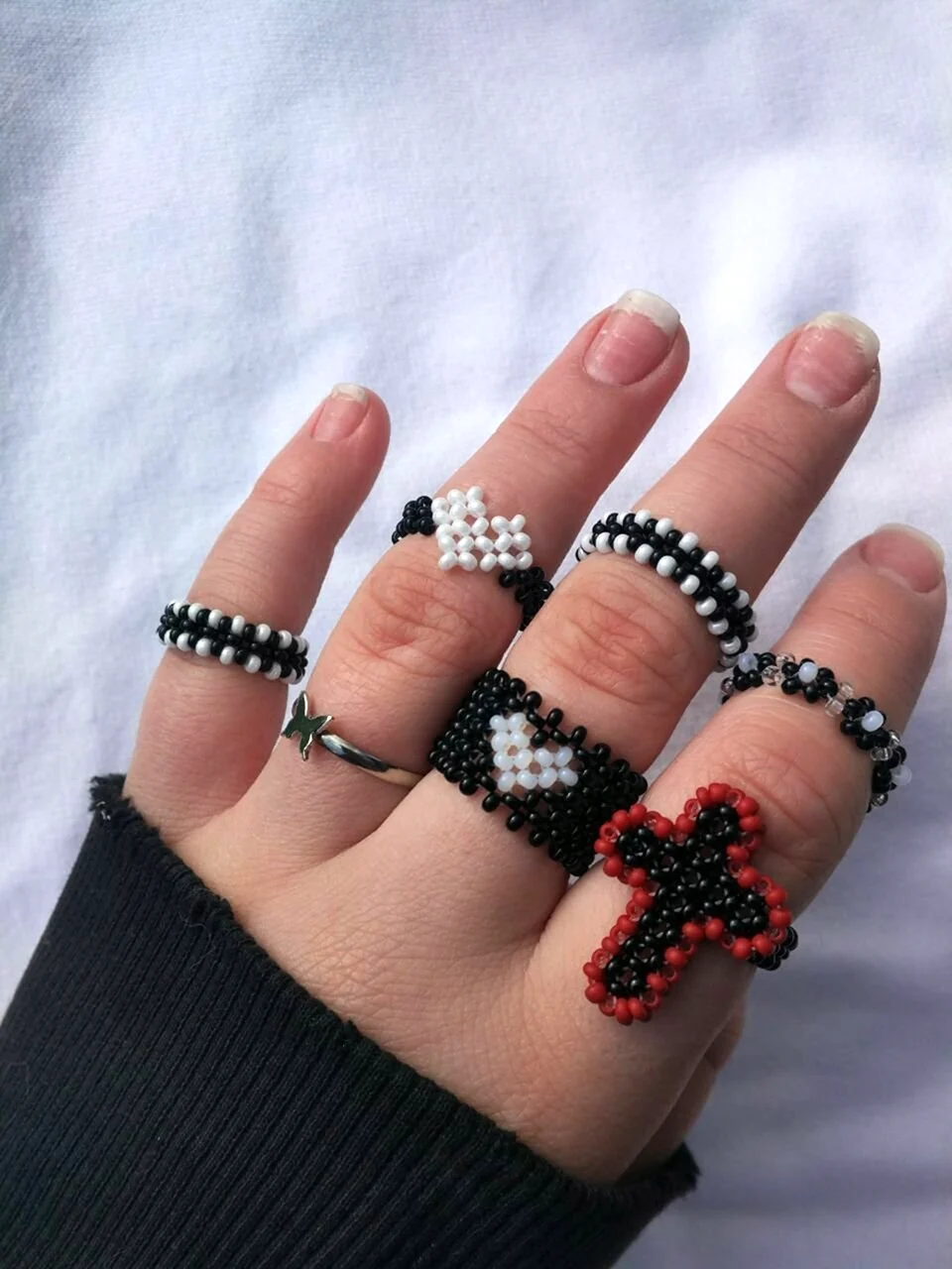 Кольца из бисера