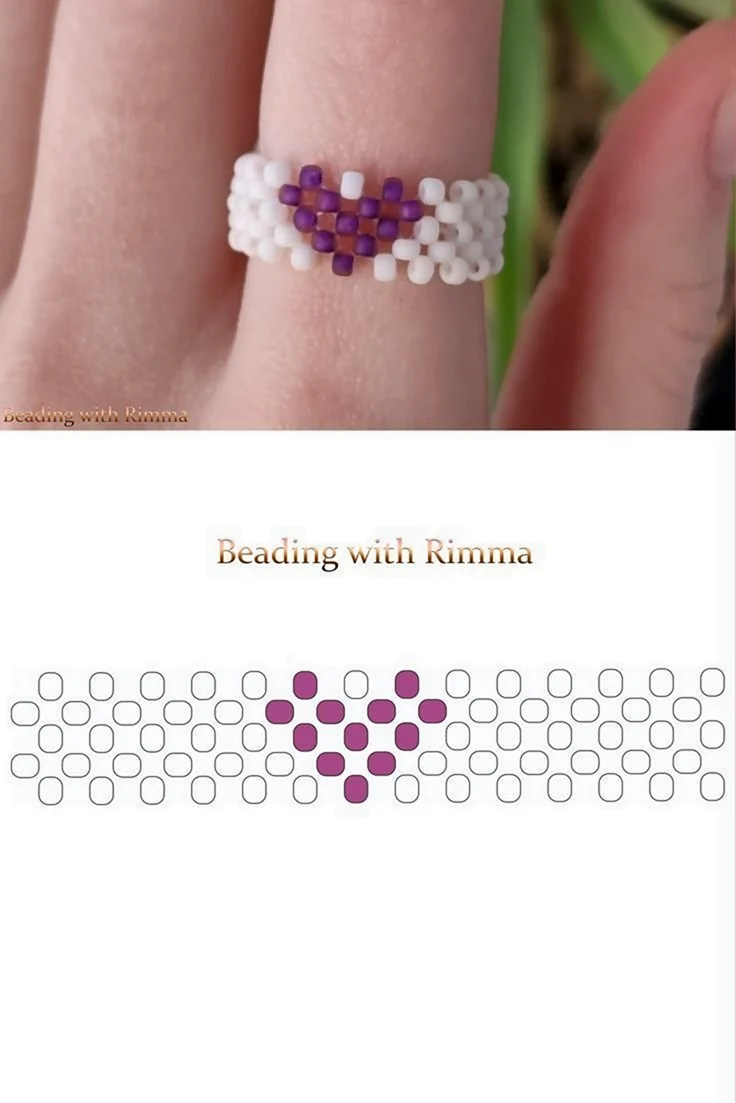 Кольца из бисера