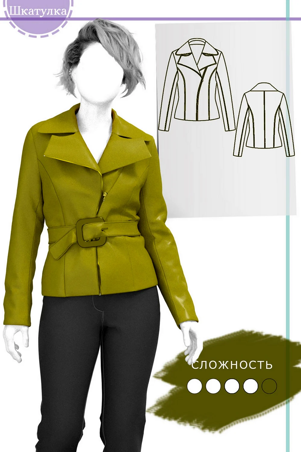 Косуха женская лекала