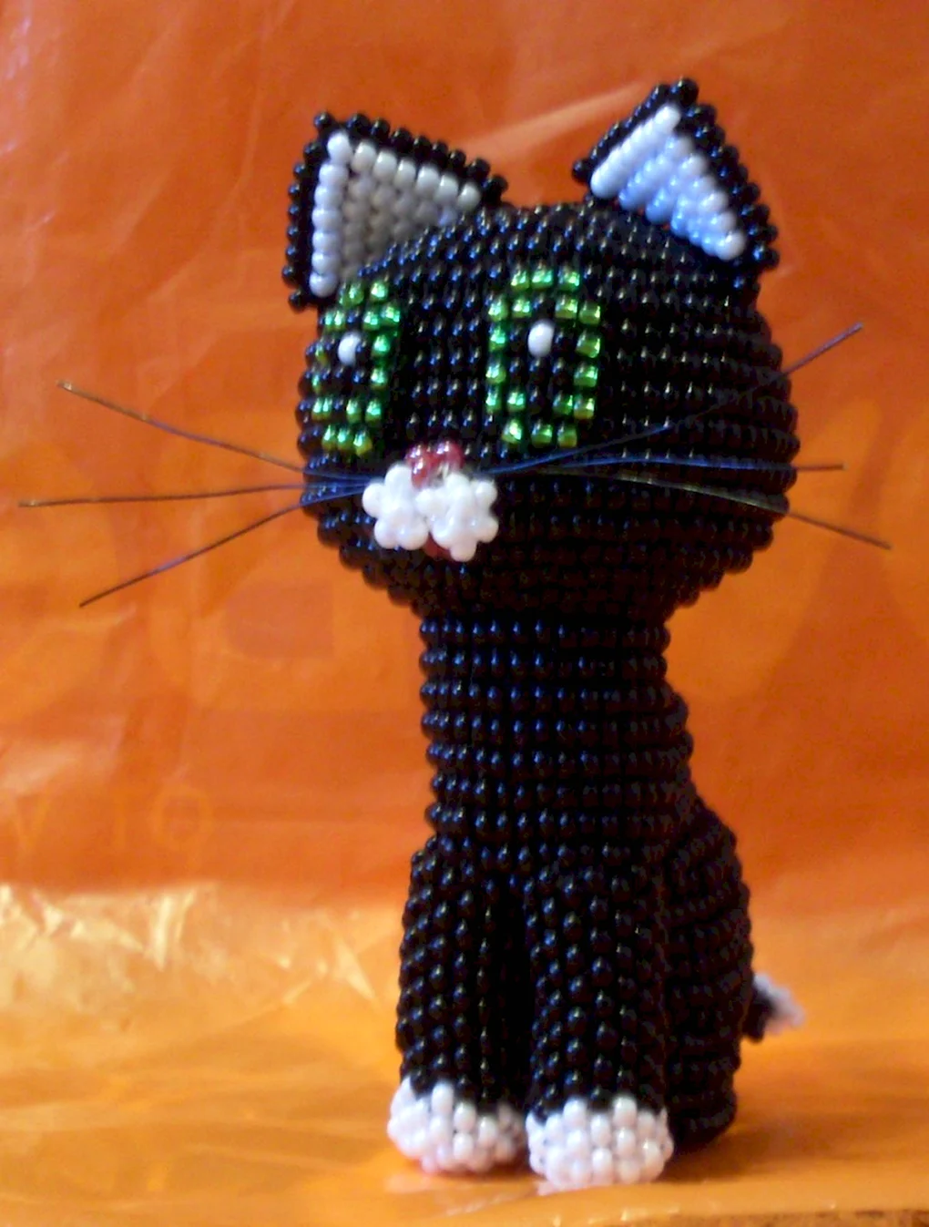 Котик из бисера
