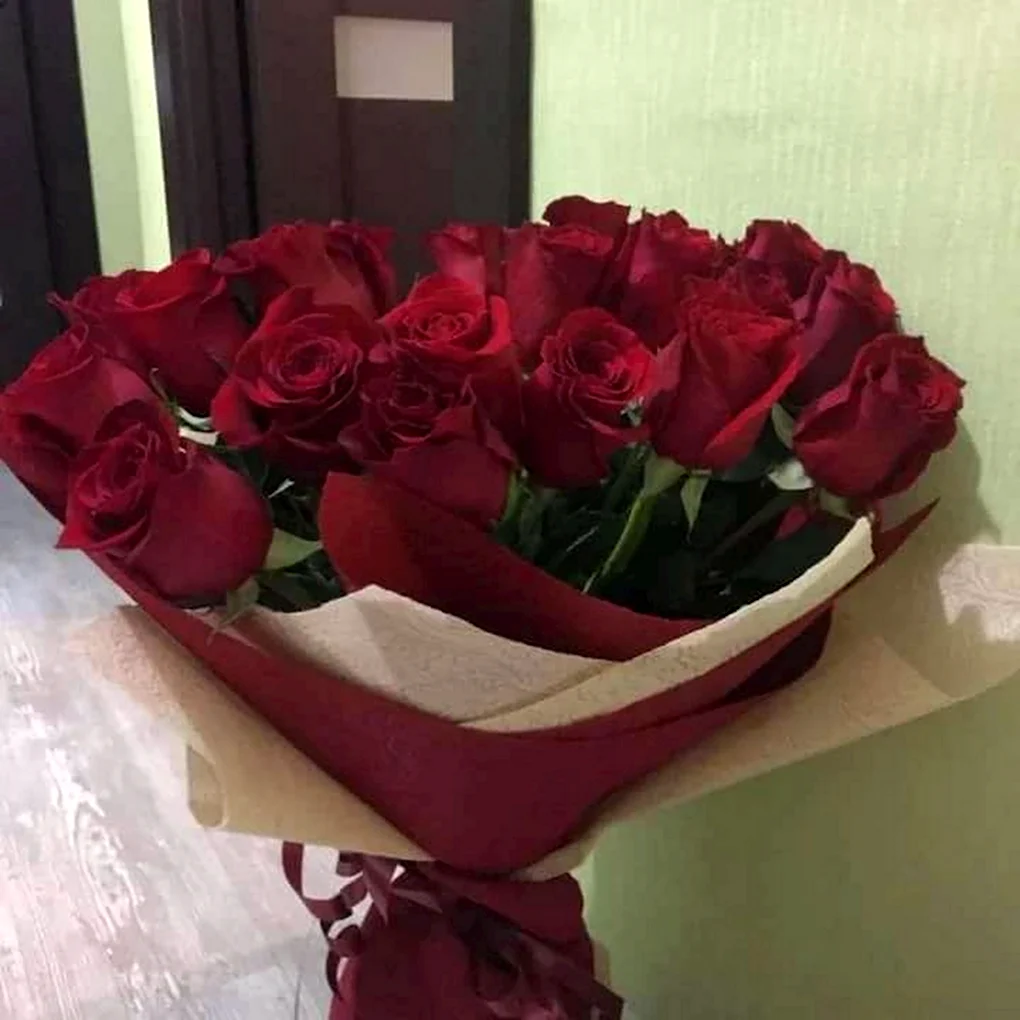 Красивый букет дома