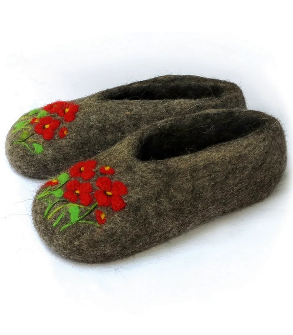 Кукмара тапочки войлочные