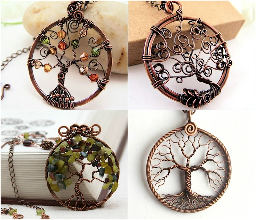 Кулон wire Wrap