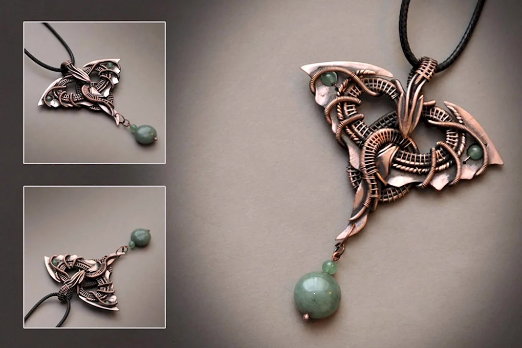 Кулон wire Wrap