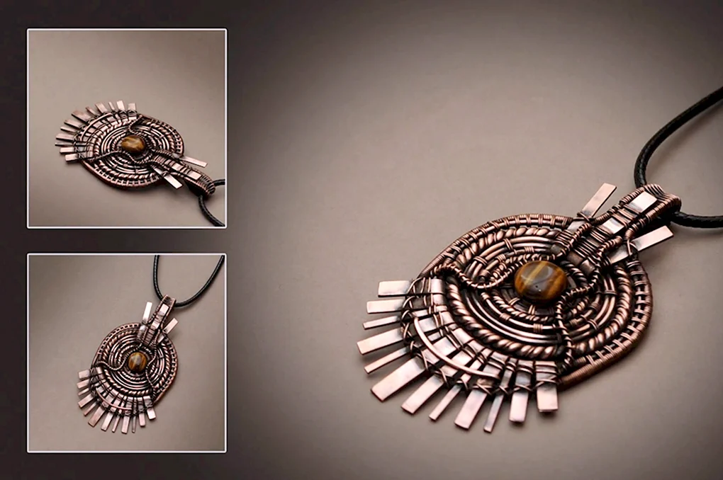 Кулон wire Wrap