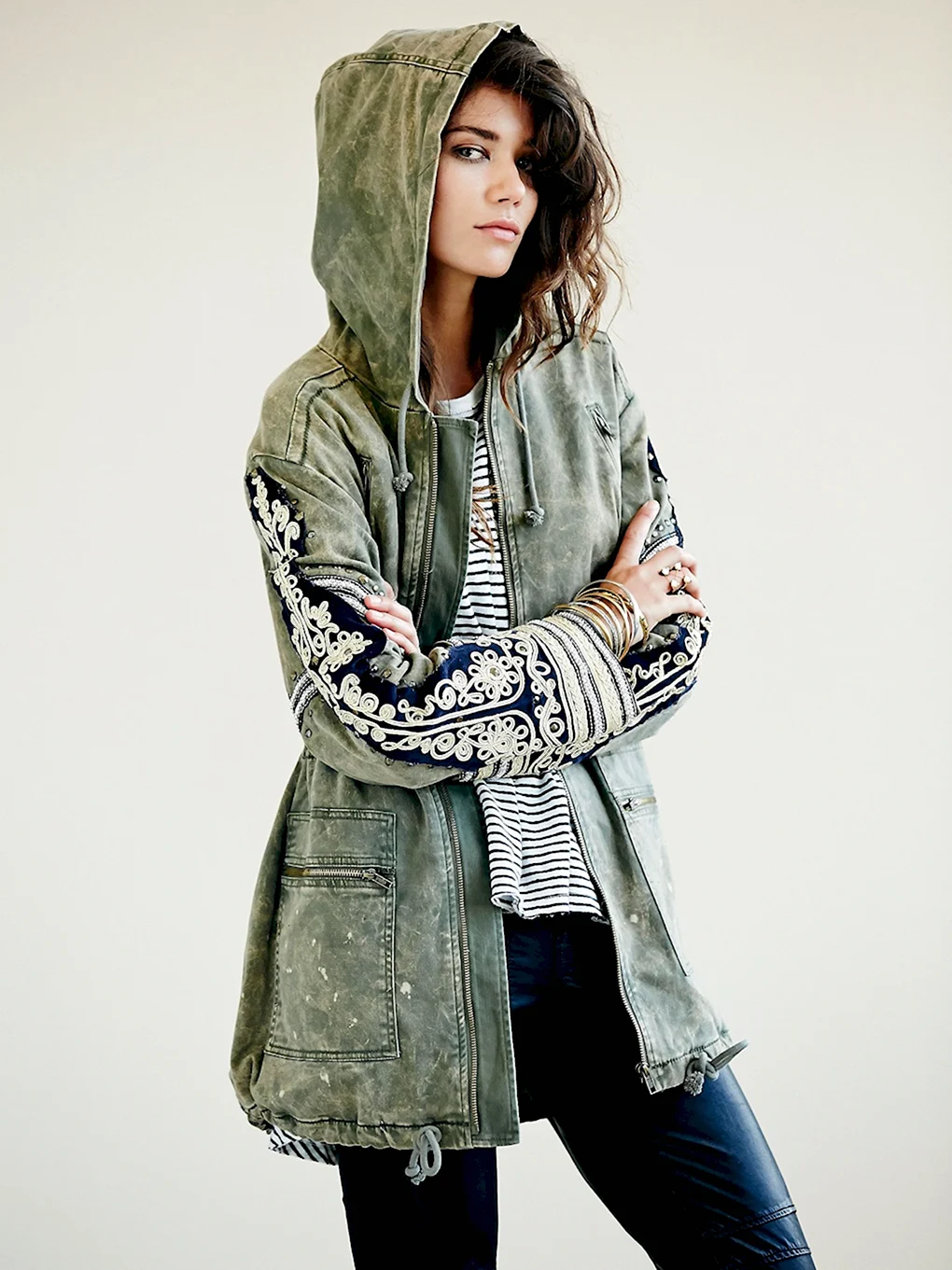 Куртка милитари женская free people