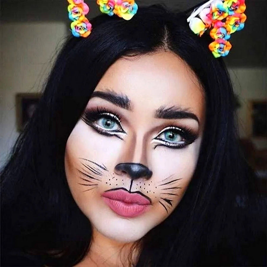 Макияж кошечки