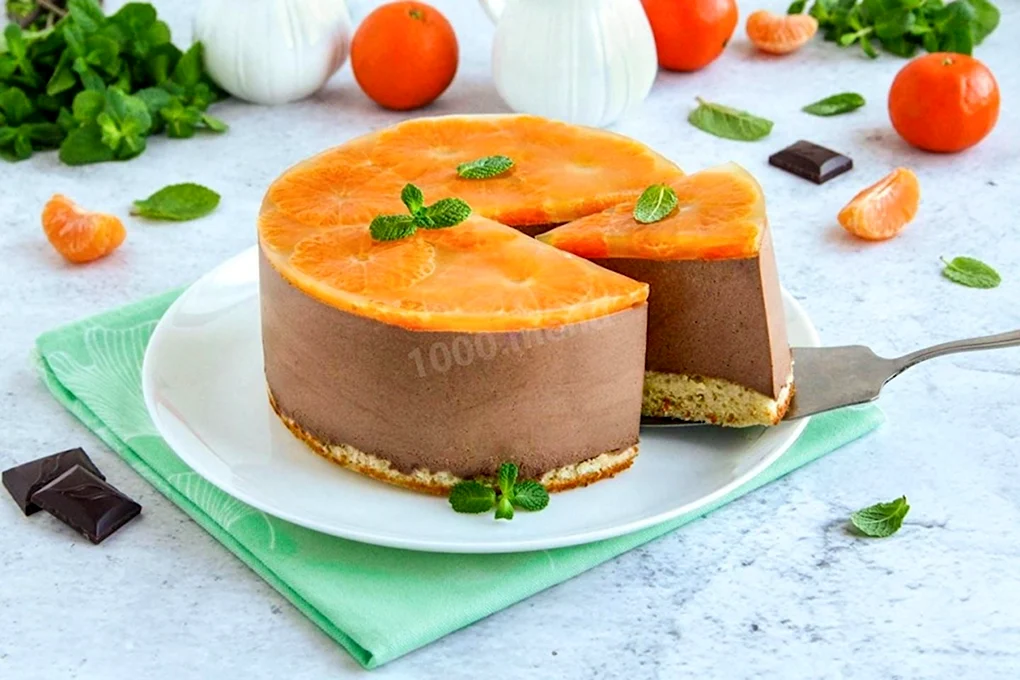 Мандариновый торт