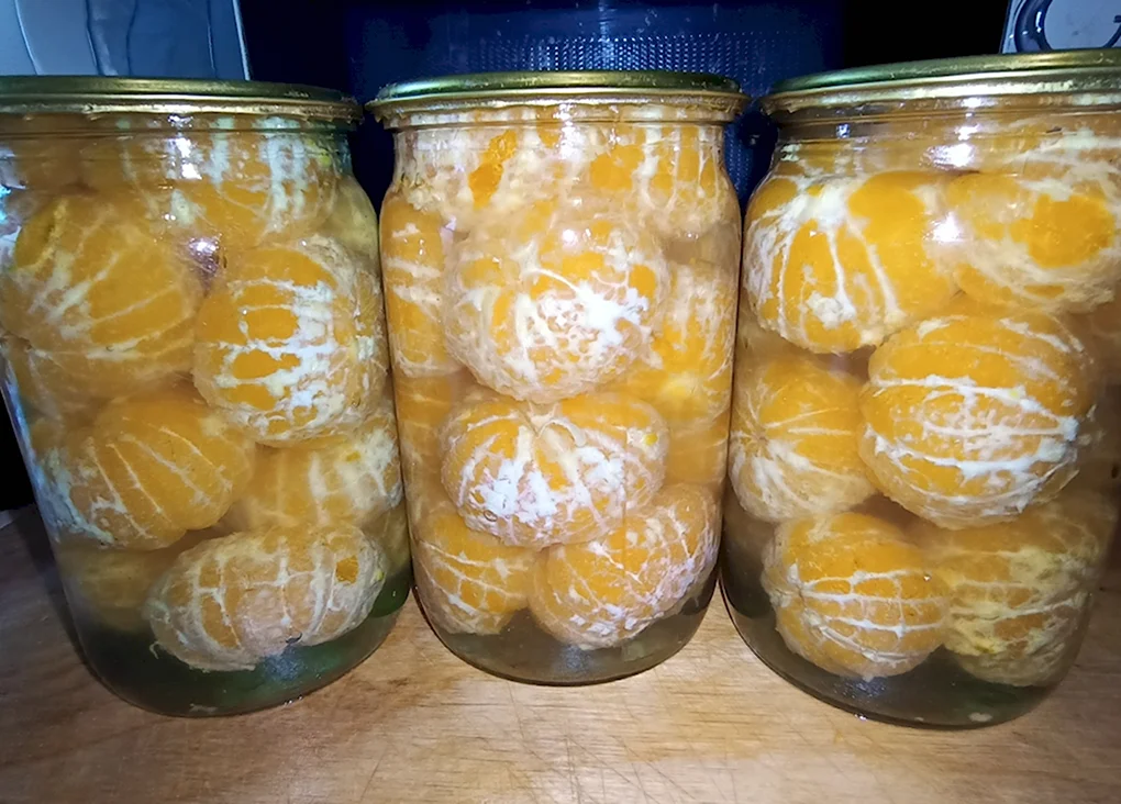 Мандарины в сиропе для торта