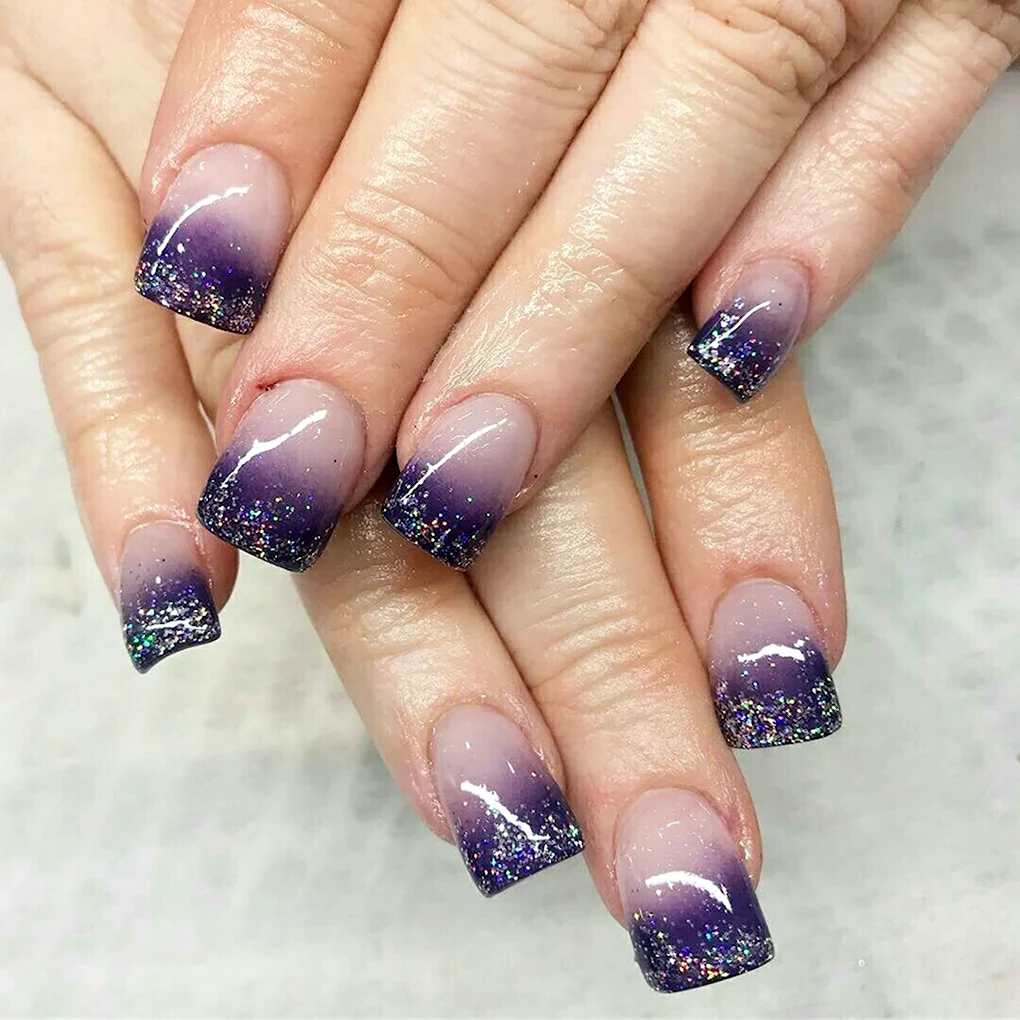 Маникюр на короткие широкие ногти