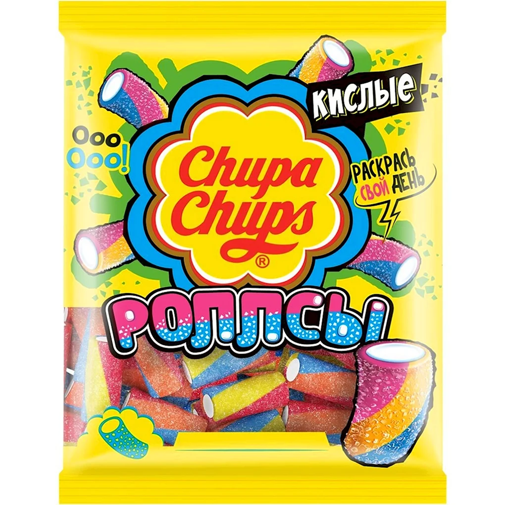 Мармелад жевательный chupa chups роллсы 70г
