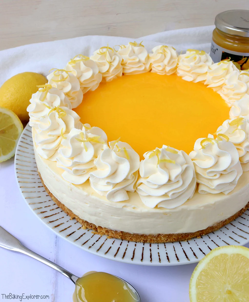 Меренговый торт с лимонным курдом