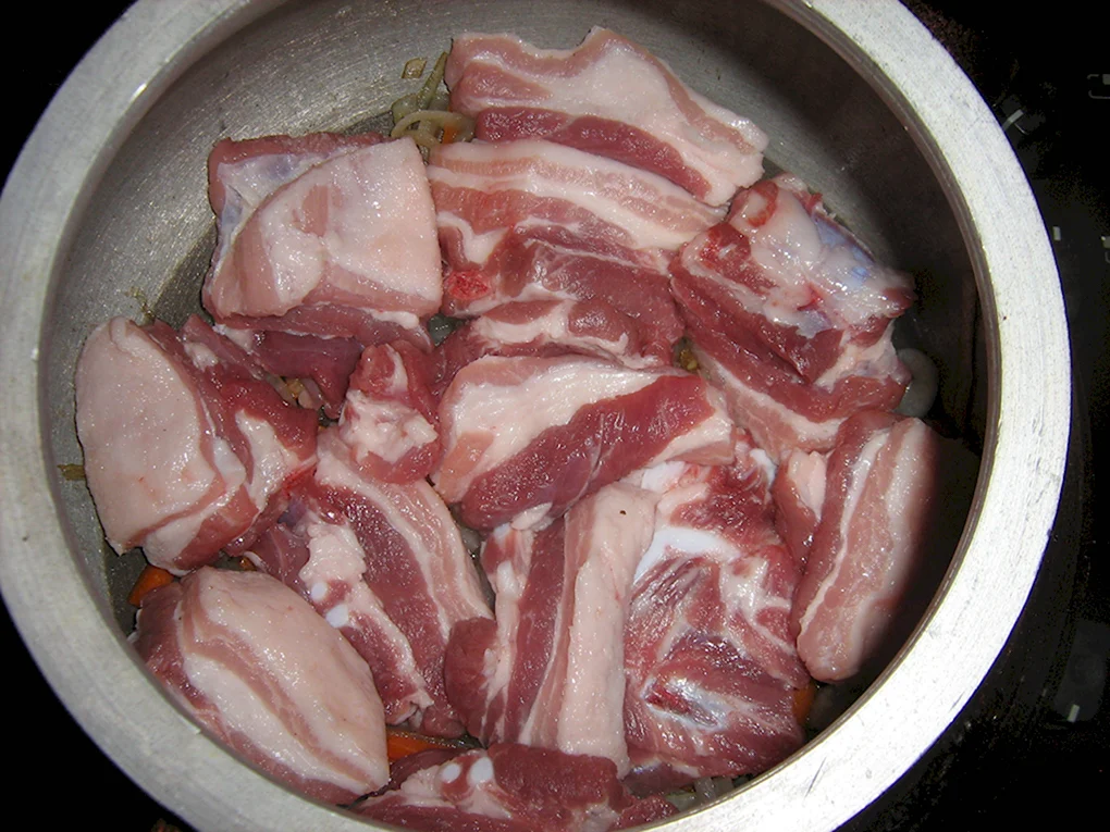 Мясо в афганском казане