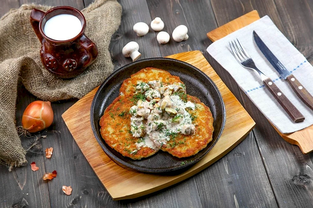 Мочанка с драниками белорусская