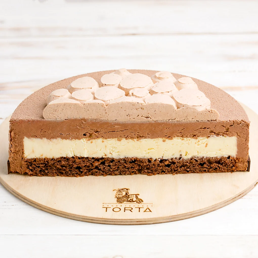 Мокко карамель торт