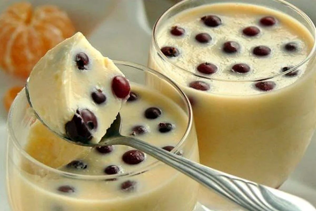 Молочные Десерты с желатином