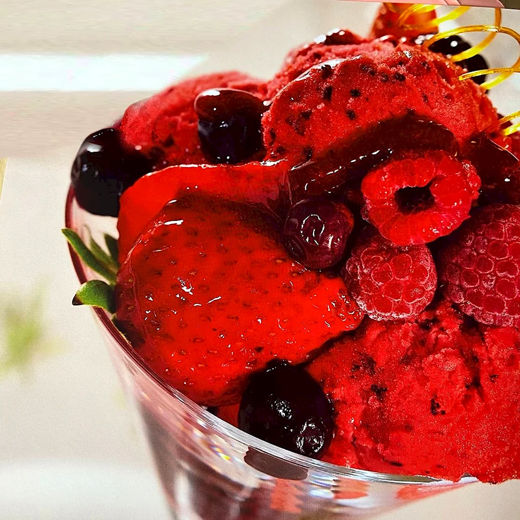 Мороженое из ягод