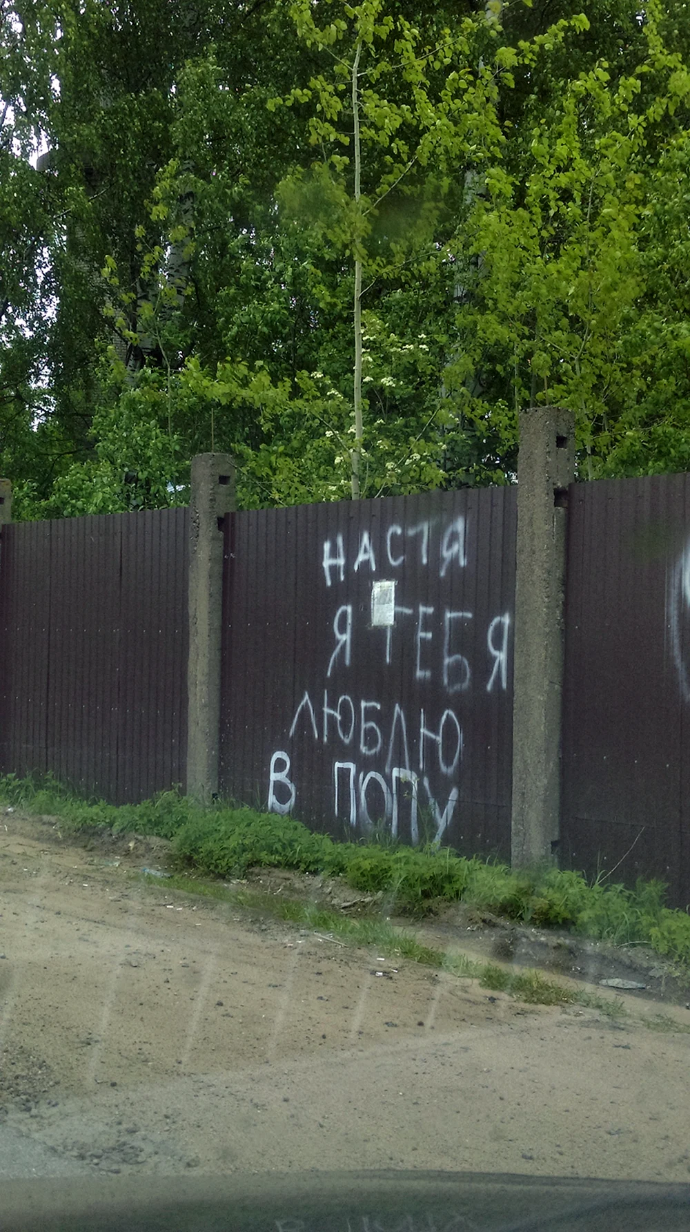 Надпись Настя я тебя люблю