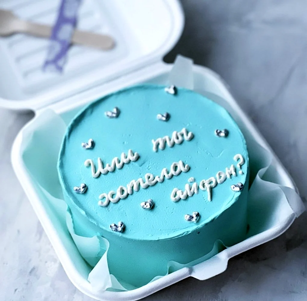 Надписи на Bento торт