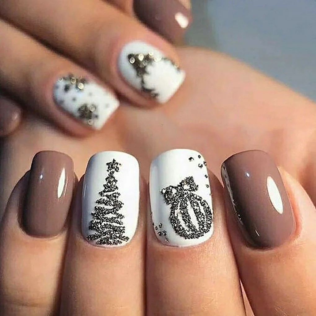 Новогодние ногти