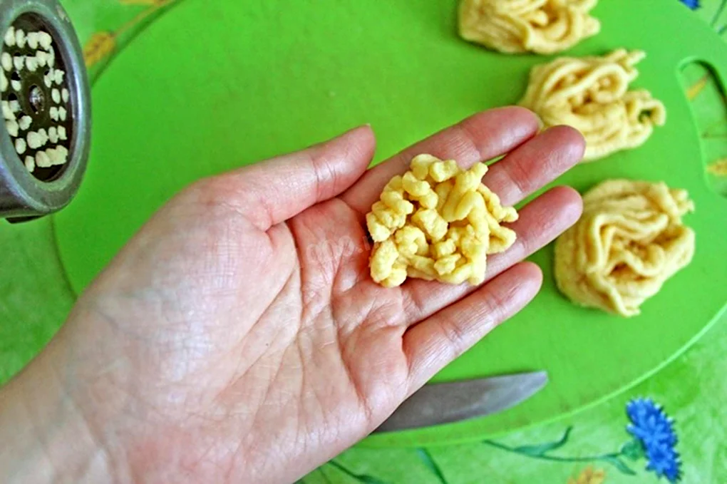 Печенье Хризантема без мясорубки