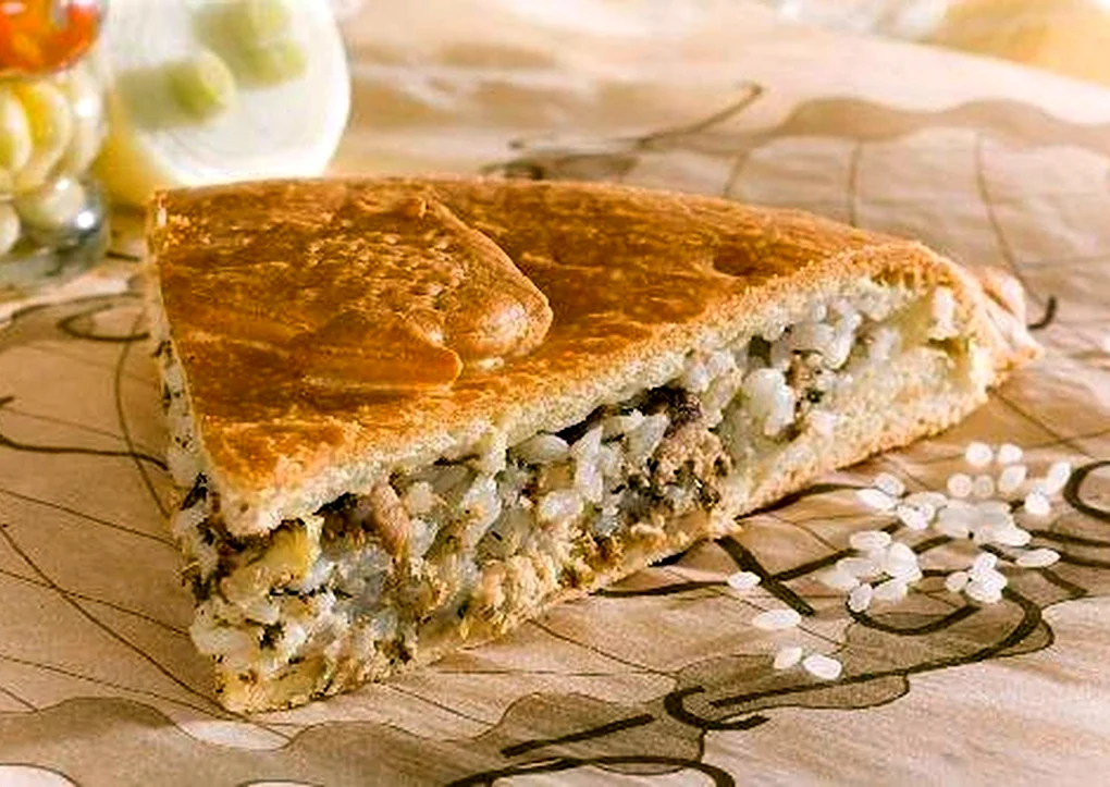 Пирог с сайрой