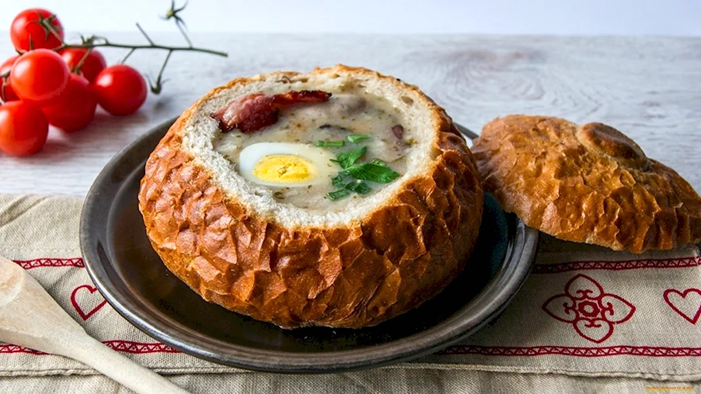 Польские супы журек Żurek