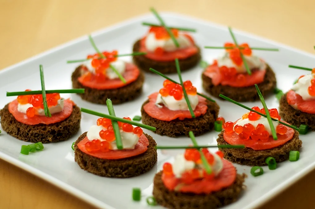 Праздничные бутерброды и закуски