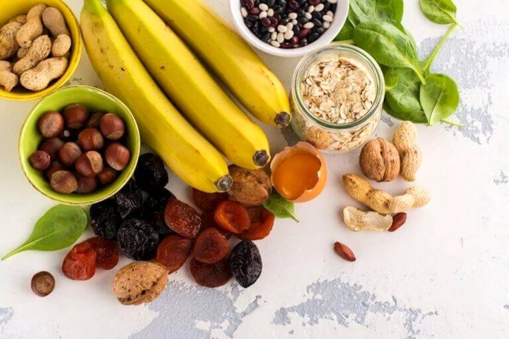 Продукты богатые калием
