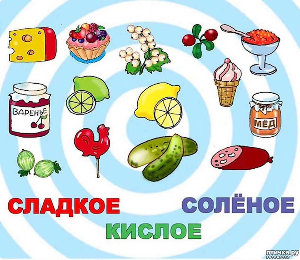 Продукты питания для дошкольников