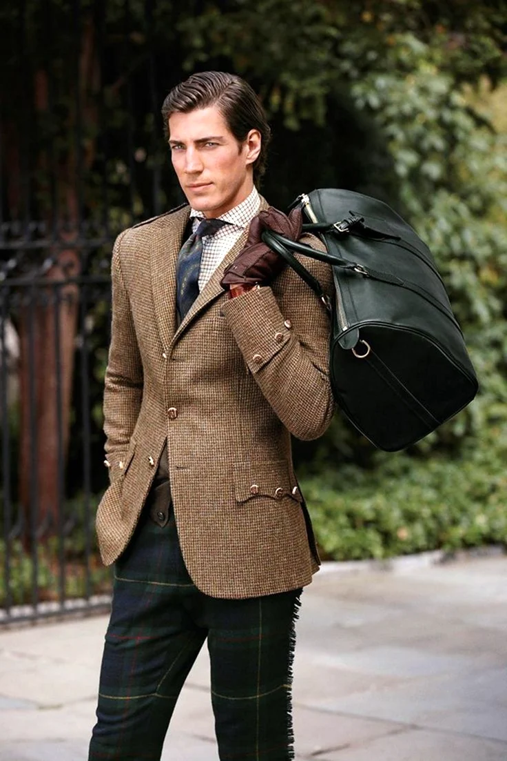 Ralph Lauren твидовый пиджак