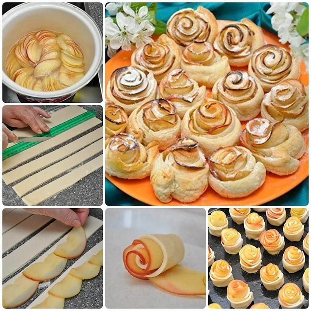 Розочки из теста