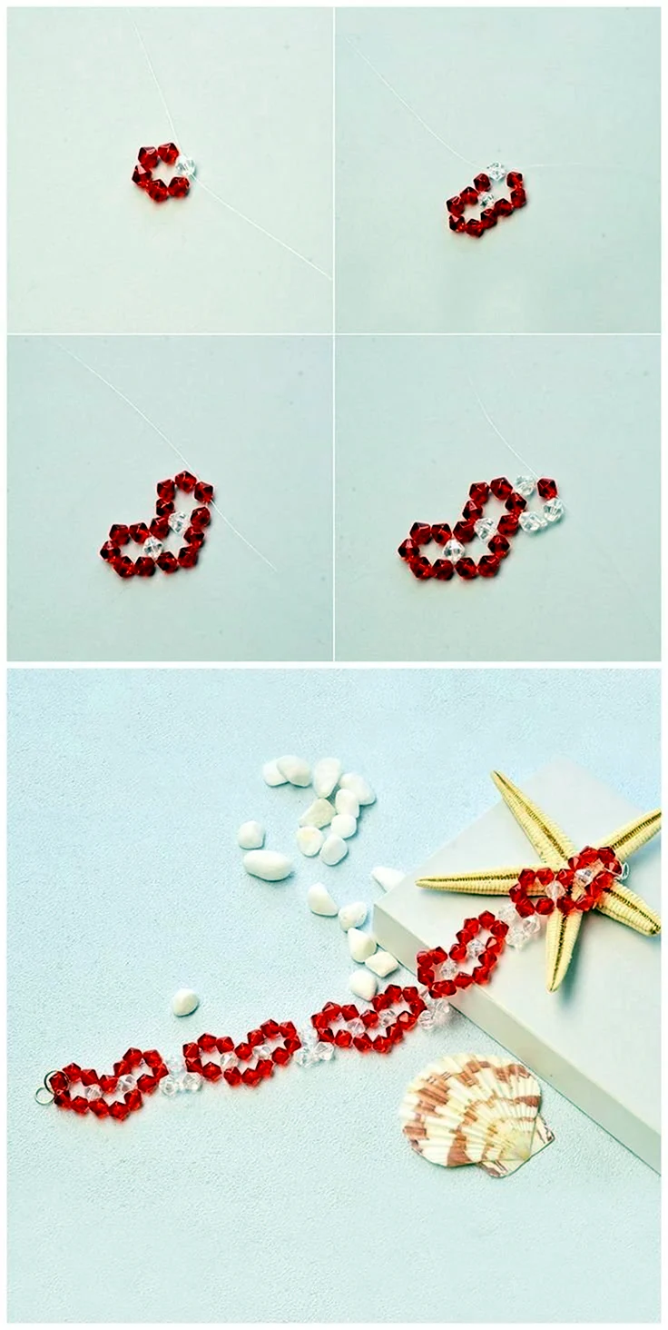 Сердечко из бисера