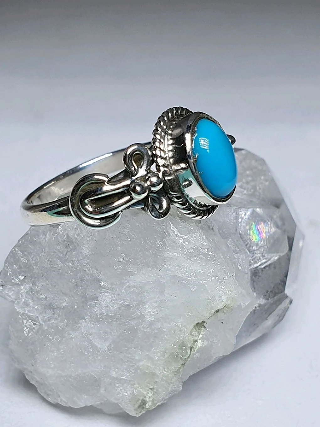 Серебряное кольцо бирюза 01r1379tq