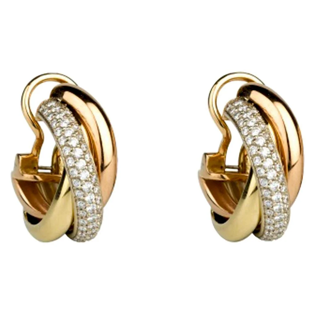 Сережки Cartier Trinity