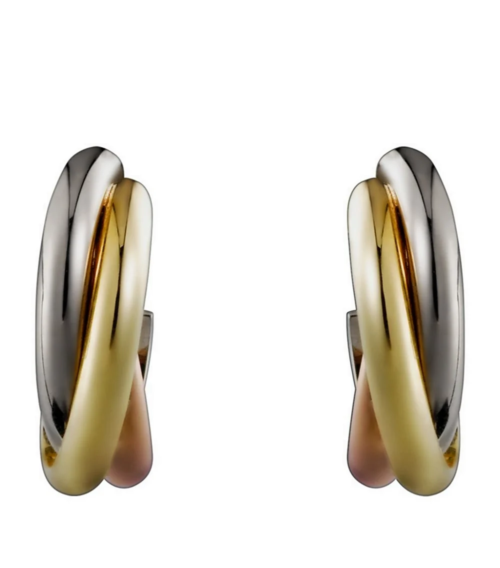Серьги Cartier Trinity b8020000
