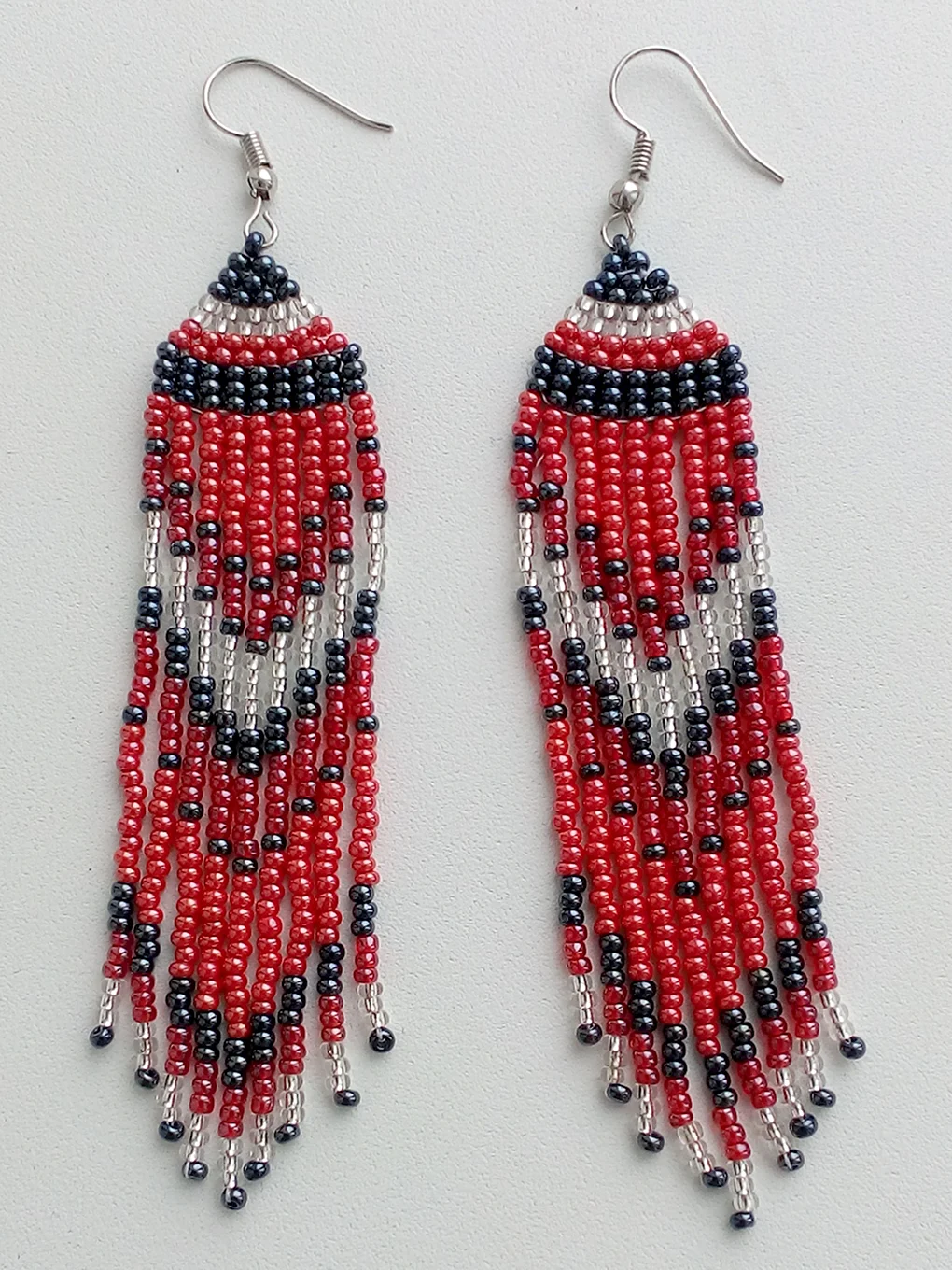 Серьги из бисера